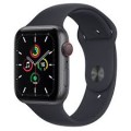 Apple Watch SE (GPS + Cellular) 40mm Space Gray Aluminum Case with Black Sport Band - Space Gray