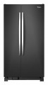 Whirlpool - 25.2 Cu. Ft. Side-by-Side Refrigerator - Black Ice