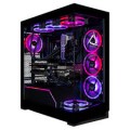 CLX Horus Gaming Desktop - AMD Ryzen 9 9950X3D - 96GB DDR5 5600 Memory - GeForce RTX 5090 - 2TB NVMe M.2 SSD, 8TB HDD - Black