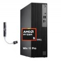 Dell - Upgraded - Pro Slim QCS1255 Desktop (Ryzen 5 8500G, 64GB, 4TB SSD, AMD Radeon 740M, Win 11 Pro) w/USB Hub - Black
