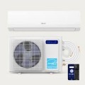 Della - Serena Series 12000 BTU AC W/Heat 22 SEER2 115V for Rooms up to 550 Sq.Ft - White