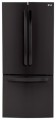 LG - 21.6 Cu. Ft. French Door Refrigerator - Smooth Black