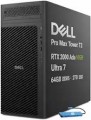 Dell - Upgraded - Pro Max Tower T2 FCT2250 Workstation Desktop - AMD Radeon Pro W7500 8GB - Intel Ultra 7 265 - 32GB RAM - 1TB SSD - Black