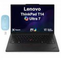 Lenovo - ThinkPad T14 Laptop 14.0 WUXGA Display (Ultra 7-255U, 64GB, 2TB SSD, Win 11 Pro) w/Dockztorm Wireless Mouse