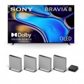 K55XR80 55 Inch IMAX Enhanced Bravia OLED 4K HDR Google TV with a Sony HT-A9M2 4.0.4 Ch Theater Soundbar (2024)