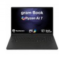 LG - Upgraded - gram Book Laptop 16.0 WUXGA Display (Ryzen AI 7 445, 16GB, 1TB SSD, Win 11 Pro) w/Dockztorm Wireless Mouse - Titan Black