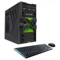 CybertronPC - Patriot-HBX Desktop - AMD A4-Series - 16GB Memory - 1TB + 8GB Hybrid Hard Drive - Green