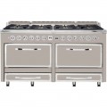 Viking - Tuscany 7.6 Cu. Ft. Freestanding Dual Fuel Convection Range - Color Pacific Gray