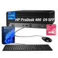 HP - Upgraded - ProDesk 400 Desktop - Intel Core i7-14700 - 16GB RAM 512GB PCIe M.2 SSD - Wired K&M - Adata 64GB USB Drive - Black