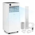 Costway - 9000 BTU Portable Air Conditioner,4-in-1 Portable AC Unit with Dehumidifier, Fan - White + Black