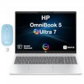 HP - Upgraded - OmniBook 3 Laptop 16.0 WUXGA Display (Ultra 7-255U, 16GB, 512GB SSD, Win 11 Pro) w/Dockztorm Wireless Mouse - Mica Silver