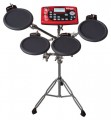 ddrum - DD2XS 4-Pad Drum Sample Station - Black/Red