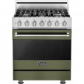 Viking - 3 Series 4.7 Cu. Ft. Self-Cleaning Freestanding Dual Fuel LP Gas Convection Range - Cypress Green