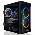 CLX - SET Gaming Desktop - Intel Core i5 10400F - 16GB Memory - GeForce GTX 1650 - 1TB M.2 NVMe SSD - Black