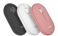 Logitech - Pebble Mouse 2 M350s Slim Lightweight Wireless Silent Ambidextrous Mouse with Customizable Buttons - Wireless - Graphite