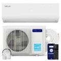 Della - Vita Series 9000 BTU Mini Split Air Conditioner, Energy Star, 21 SEER2 230V, Cools up to 400 Sq. Ft, 0.75 Ton Heat Pump - White
