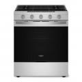 Whirlpool - 30-inch Smart Slide In Gas Range with Air Cooking Technology, No preheat Air Fry and EZ 2 lift grates - Stainless Steel