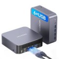 Geekom - GT1 Mega AI Mini PC, 14th Gen Intel Ultra U5-125H, 32GB DDR5 RAM& 1TB SSD, Windows 11 Pro Pre-installed - Starry Gray
