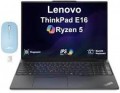 Lenovo - ThinkPad E16 Laptop 16.0 WUXGA Display (Ryzen 5 230, 16GB, 512GB SSD, Win 11 Pro) w/Dockztorm Wireless Mouse - Black