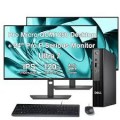 Dell - Upgraded - Pro Micro Desktop (Ultra 7 265T vPro, 16GB, 512GB SSD, Intel Graphics, WiFi 6E, BT 5.4, Win 11 Pro)with 27