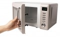 Haden Dorset 700-Watt .7 cubic. foot Microwave with Settings and Timer - Putty