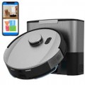 bObsweep - UltraVision Self-Empty Robot Vacuum & Mop, 180-Day Capacity, Ferocious 8000 Pa Suction, Object-aware - Stainless Steel