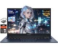 ASUS - Vivobook 14'' Laptop 16GB RAM 256GB SSD Intel 6-Core i3-1315U Copilot AI NumberPad Webcam +128GB SD Card 3in1 Hub - Quiet Blue
