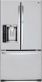 LG - Door-in-Door 23.9 Cu. Ft. French Door Refrigerator with Thru-the-Door Ice and Water - Stainless-Steel
