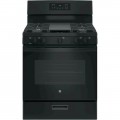 GE - 5.0 Cu. Ft. Freestanding Gas Range - Black
