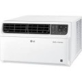 LG -  250 sq. ft. 6,000 BTU Dual Inverter Smart Window Air Conditioner - White