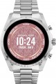 Michael Kors Gen 6 Bradshaw Gold-Tone Stainless Steel Smartwatch with Strap Set 44mm - Silver