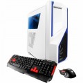 iBUYPOWER - Desktop - Intel Core i7 - 8GB Memory - 240GB Solid State Drive + 1TB Hard Drive - Black/White