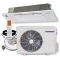 Pioneer - Quantum Ultra 9,000 BTU .75 Ton 22 SEER Single-Way Celling Cassette Mini Split Air Conditioner with Heat Pump 230-Volt - White