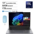 Lenovo - Upgraded - ThinkPad X9 14 Aura Edition Laptop 14.0 2.8K Display (Ultra 7-258V, 32GB, Win 11 Pro) w/Dockztorm Wireless Mouse - Thunder Grey