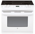 GE  4.4 Cu. Ft. Self-Cleaning Drop-In Electric Range - White