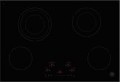 Bertazzoni - Professional Series 30” Built-in Electric Ceran Cooktop - Black