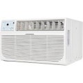 Keystone - 8,000 BTU 350 Sq. Ft. Through-the-Wall Air Conditioner with 4,200 BTU Supplemental Heat Capability - White