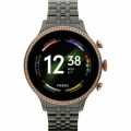 Fossil Gen 6 Smartwatch 42mm Gunmetal Stainless Steel - Gunmetal, Rose Gold