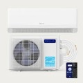 Della - Serena Series 22 SEER2 18000 BTU AC W/Heat 230V for Rooms up to 1000 Sq.Ft - White