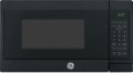 GE - 0.7 Cu. Ft. Compact Microwave - Black on black