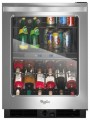 Whirlpool - 12-Bottle Beverage Center - Monochromatic Stainless Steel