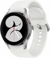 Samsung - Galaxy Watch4 Aluminum Smartwatch 40mm LTE - Silver