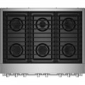 JennAir - NOIR 5.1 Cu. Ft. Self-Cleaning Freestanding Dual Fuel Convection Range
