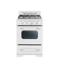 Unique Appliances - 24” Propane Range w/ Battery Ignition - Marshmallow White