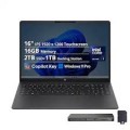 HP - Upgraded - OmniBook 3 Laptop 16.0 WUXGA Display (Ultra 7-255U, 32GB, 2TB SSD, Win 11 Pro) w/Dockztorm Wireless Mouse - Mica Silver