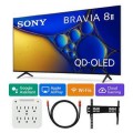 Sony - BRAVIA 8 II 65-Inch QD-OLED 4K Google TV (2025) with Wall Mount and Kit