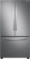 Samsung - 28 cu. ft. Large Capacity 3-Door French Door Refrigerator - Fingerprint Resistant Stainless Steel