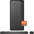 HP - OmniDesk Desktop - AMD Ryzen 5 - 16GB DDR5 Memory - 512GB SSD - Gray Wood