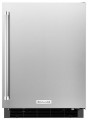 KitchenAid - 4.9 Cu. Ft. Compact Refrigerator - Black/Stainless-Steel