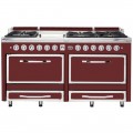 Viking - Tuscany 7.6 Cu. Ft. Freestanding Dual Fuel Convection Range - Color Reduction Red